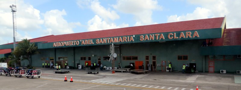 Santa Clara Aiport sign